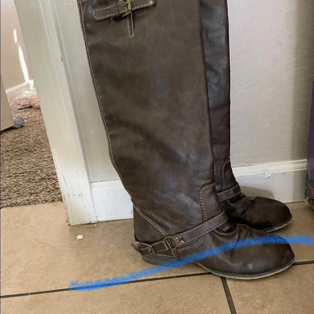 Knee high boots
